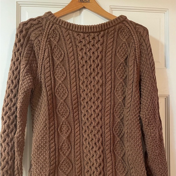 LL Bean cotton fisherman sweater - Picture 5 of 5